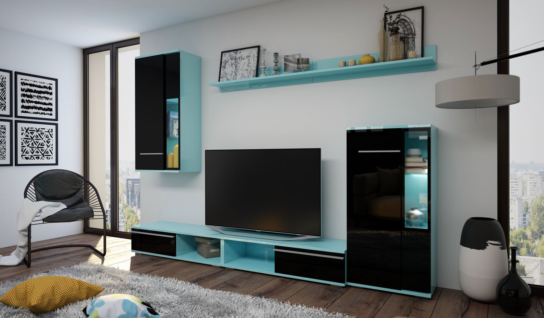 Стенка BLANCHE (артикул 827)